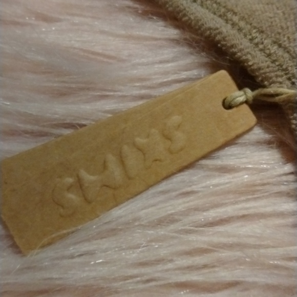 NWT SKIMS COTTON TERRY FRONT DIP THONG IN DESERT SIZE MEDIUM - Picture 7 of 8